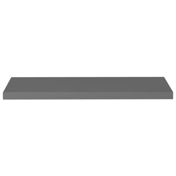 VXL8720286074282_g_en_hd_3.jpg vidaXL Plávajúce nástenné police 2 ks, lesklé sivé 90x23,5x3,8 cm, MDF – Obrázok 5
