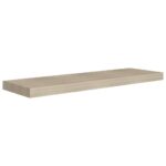 vidaXL Plávajúce nástenné police 4 ks, dubové 80x23,5x3,8 cm, MDF – Obrázok 4