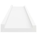 vidaXL Poličky na zarámované obrázky 2 ks biele 40x9x3 cm MDF – Obrázok 6