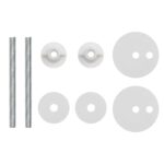 vidaXL WC sedadlá s poklopom 2 ks MDF modré dizajn s kvapkami – Obrázok 8