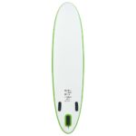 vidaXL Nafukovací Stand up paddleboard, zeleno biely – Obrázok 4