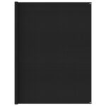 vidaXL Koberec do stanu 250x350 cm čierny