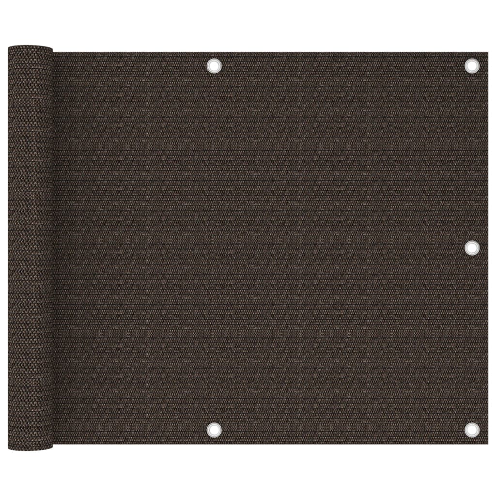 VXL8720286096055_a_en_hd_1.jpg vidaXL Balkónová markíza hnedá 75x500 cm HDPE – Obrázok 1