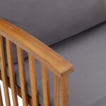 vidaXL 2-dielna záhradná sedacia súprava s podložkami akáciový masív – Obrázok 6