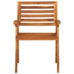 vidaXL Záhradné stoličky 3 ks akáciový masív – Obrázok 2