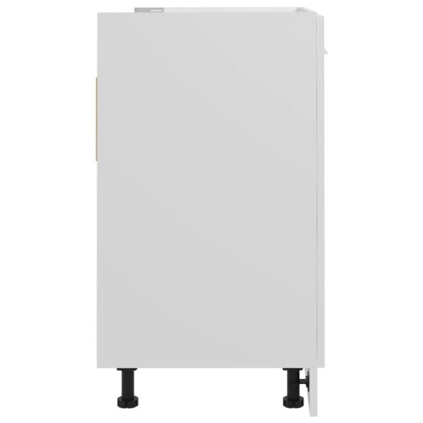 vidaXL Skrinka pod drez, biela 80x46x81,5 cm, kompozitné drevo – Obrázok 7
