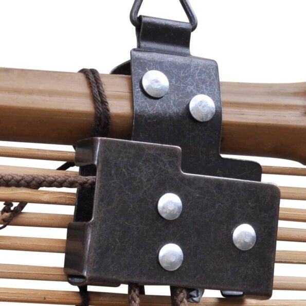 vidaXL Bambusové rolety 2 ks 80x160 cm, hnedé – Obrázok 6