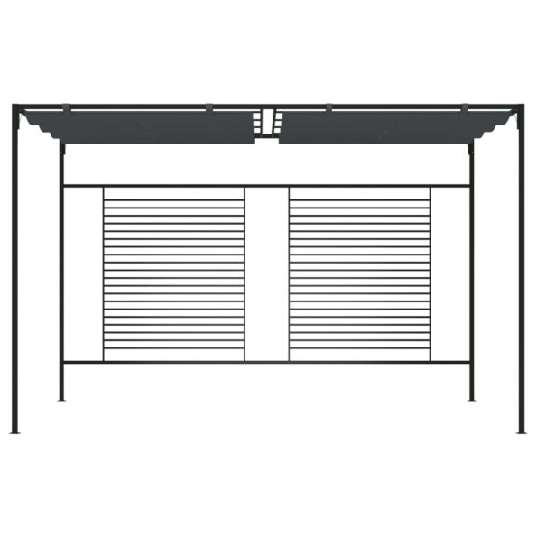 VXL8720286184608_g_en_hd_1.jpg vidaXL Altánok so zaťahovacou strieškou 4x3x2,3 m antracitový 180 g/m² – Obrázok 2