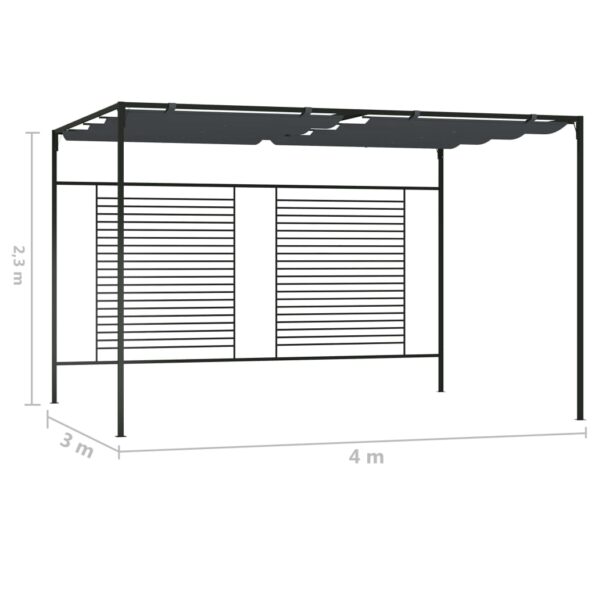 VXL8720286184608_g_en_hd_6.jpg vidaXL Altánok so zaťahovacou strieškou 4x3x2,3 m antracitový 180 g/m² – Obrázok 7