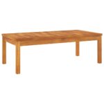 vidaXL 4-dielna záhradná sedacia súprava, krémové podložky, akácia – Obrázok 8