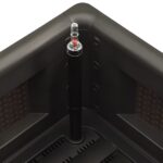 vidaXL Samozavlažovací vyvýšený záhradný záhon antracitový 100x43x33 cm – Obrázok 6