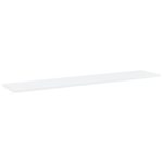 vidaXL Prídavné police 4 ks, biele 100x20x1,5 cm, kompozitné drevo – Obrázok 2