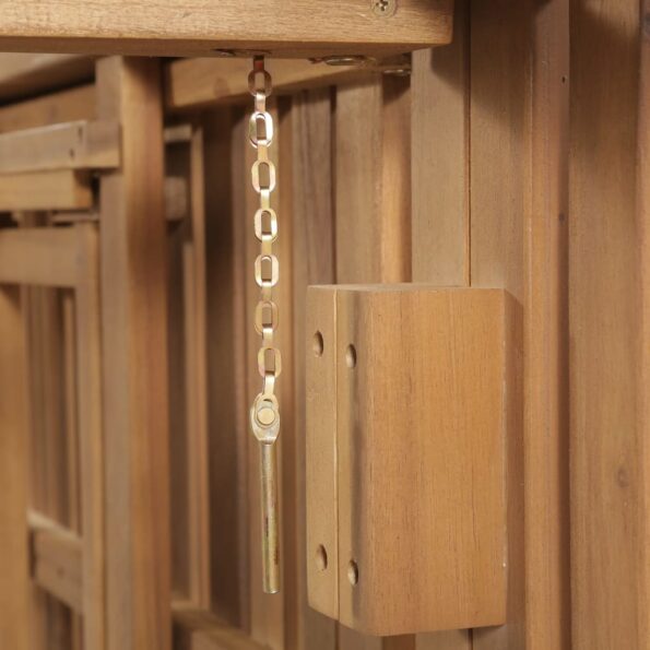 vidaXL Skladacie záhradné ležadlo s podložkou masívne akáciové drevo – Obrázok 2