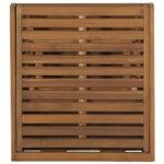 vidaXL Skladacie záhradné ležadlo s podložkou masívne akáciové drevo – Obrázok 7