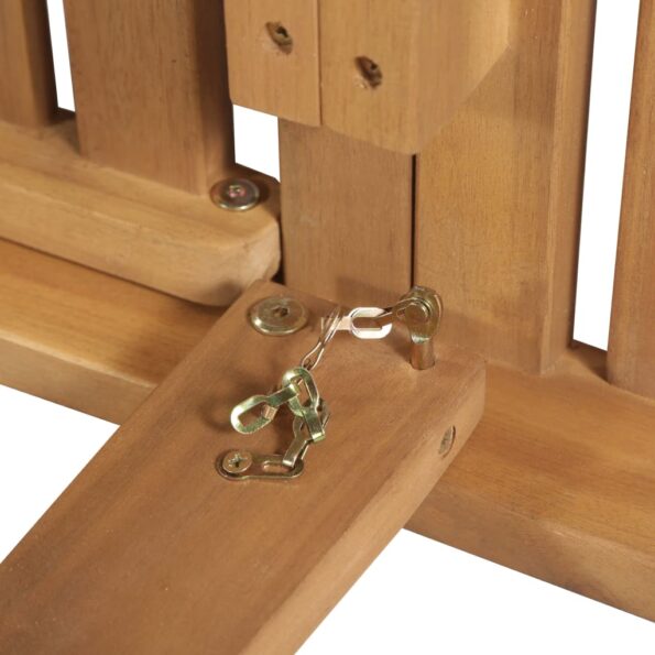 vidaXL Skladacie záhradné ležadlo s podložkou masívne akáciové drevo – Obrázok 10