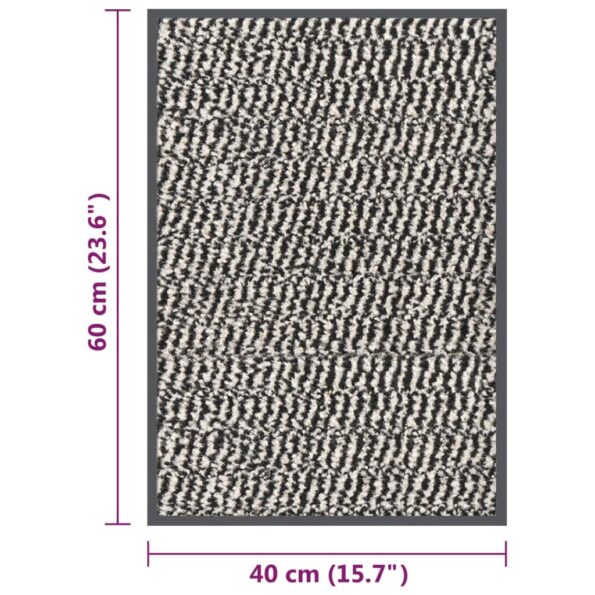 vidaXL Rohožka všívaná 40x60 cm bledohnedá – Obrázok 5