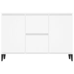 vidaXL Komoda, biela 104x35x70 cm, kompozitné drevo – Obrázok 5