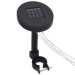 vidaXL Altánok s LED reťazou 300x300 cm, krémový, hliník – Obrázok 6