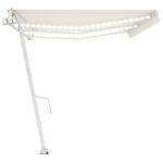 vidaXL Automatická markíza s LED a senzorom vetra 600x350 cm krémová – Obrázok 5