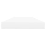 vidaXL Plávajúce nástenné police 2 ks dubové a biele 50x23x3,8 cm MDF – Obrázok 6