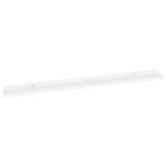 vidaXL Nástenné police 2 ks, biele 100x9x3 cm – Obrázok 5