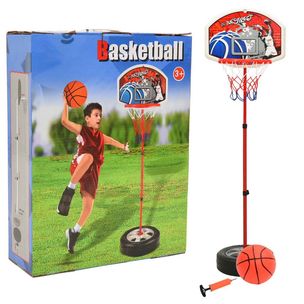 VXL8720286503805_a_en_hd_1.jpg vidaXL Detská nastaviteľná basketbalová súprava 120 cm – Obrázok 1
