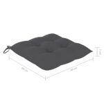 vidaXL Skladacie vonkajšie stoličky 8 ks s podložkami akáciový masív – Obrázok 8