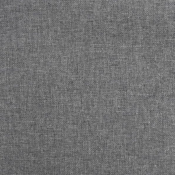 vidaXL Barové stoličky 2 ks svetlosivé látkové – Obrázok 3