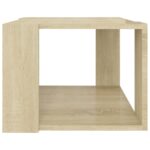 vidaXL Konferenčný stolík, dub sonoma 40x40x30 cm, kompozitné drevo – Obrázok 4