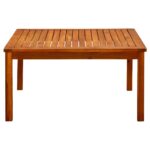 vidaXL Záhradný konferenčný stolík 85x85x45 cm akáciový masív – Obrázok 3