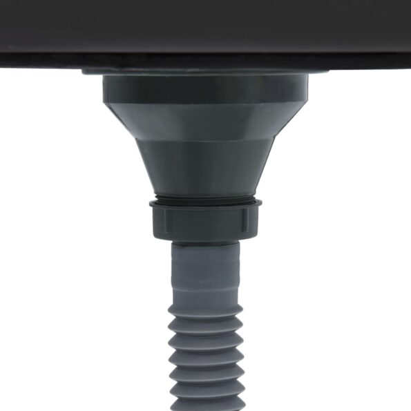 vidaXL Kuchynský drez čierny nehrdzavejúca oceľ – Obrázok 7