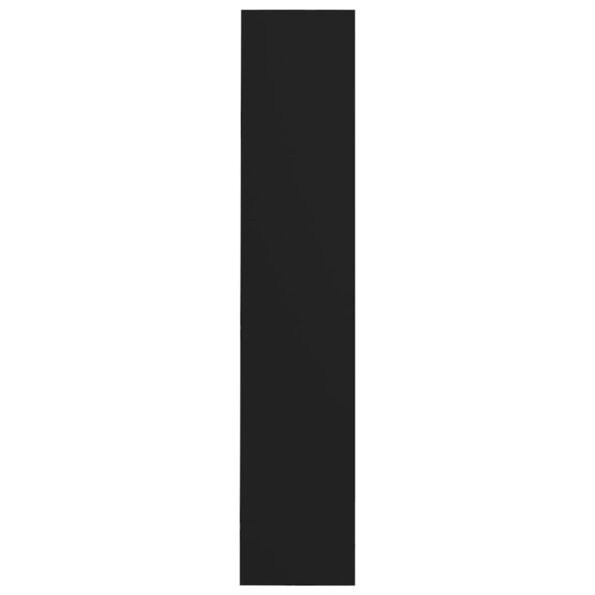 vidaXL Nástenná skrinka na topánky, čierna 80x18x90cm kompozitné drevo – Obrázok 5