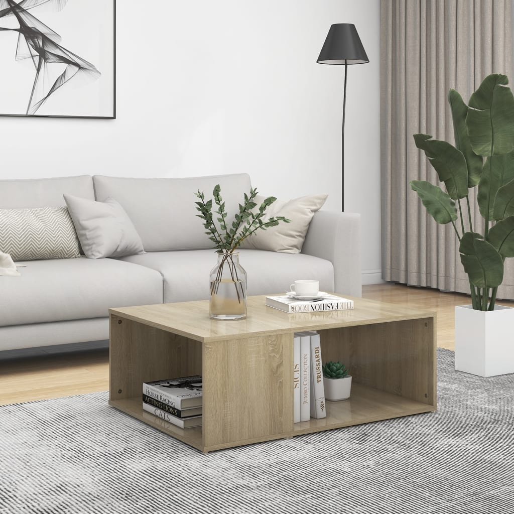 VXL8720286561072_m_en_hd_1.jpg vidaXL Konferenčný stolík, dub sonoma 90x67x33 cm, kompozitné drevo – Obrázok 1