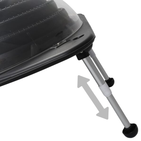 vidaXL Solárne ohrievače vody v bazéne 5 ks 75x75x36 cm HDPE hliník – Obrázok 5