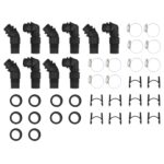 vidaXL Solárne ohrievače vody v bazéne 5 ks 75x75x36 cm HDPE hliník – Obrázok 7