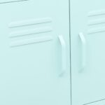 vidaXL Úložná skrinka, mätovo zelená 60x35x56 cm, oceľ – Obrázok 3