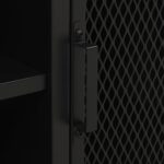 vidaXL TV skrinka hnedá 105x36x47 cm kov a MDF – Obrázok 3