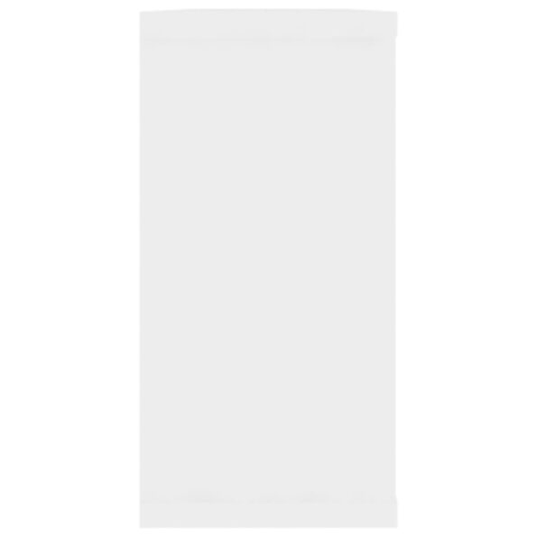 vidaXL Nástenné police 2 ks, biele 100x15x30 cm, kompozitné drevo – Obrázok 8