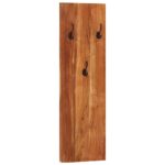 vidaXL Nástenný vešiak na kabáty 2 ks 36x3x110 cm akáciové drevo – Obrázok 11