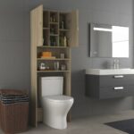 vidaXL Skrinka na práčku dub sonoma 64x25,5x190 cm – Obrázok 5