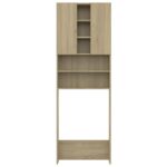 vidaXL Skrinka na práčku dub sonoma 64x25,5x190 cm – Obrázok 6