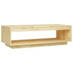 vidaXL Konferenčný stolík 110x50x33,5 cm, borovicový masív – Obrázok 2