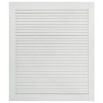 vidaXL Lamelové dvierka na skrinku 4 ks, biele 61,5x49,4 cm, borovica – Obrázok 4