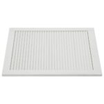 vidaXL Lamelové dvierka na skrinku 4 ks, biele 61,5x49,4 cm, borovica – Obrázok 5