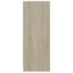 vidaXL Skrinka na topánky dub sonoma 60x35x92 cm drevotrieska – Obrázok 6