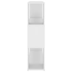 vidaXL Knižnica/deliaca stena biela 100x24x94 cm – Obrázok 6