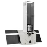 vidaXL Nástenný digestor 90 cm oceľ a tvrdené sklo biely – Obrázok 6