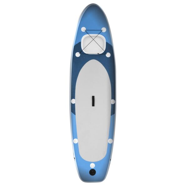 vidaXL Nafukovací Stand up paddleboard morská modrá 300x76x10 cm – Obrázok 3