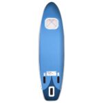 vidaXL Nafukovací Stand up paddleboard morská modrá 300x76x10 cm – Obrázok 4