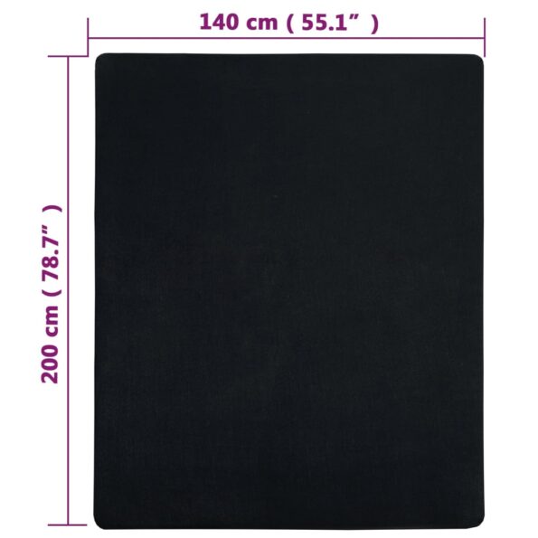 VXL8720286658352_g_en_hd_3.jpg vidaXL Plachta Jersey čierna 140x200 cm bavlna – Obrázok 5